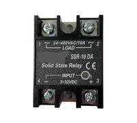 NGFPQQDDT Relé estático 12V 24V CC a CA, módulo SSR, carga 230V CA, entrada 3-32V CC para el hogar, SSR-10DA, SSR-25DA, 40DA, 60DA, 80DA, 100DA, 120DA(SSR-100DA (100A))