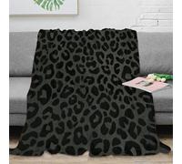 NGGADIWEG Estampado 3D LeopardPrint Manta Microfibra Ropa de Cama compacta y Suave WildAnimalStyle Manta de Viaje Ligera para Regalos para Amigos viajeros 70×80inch(180x200cm)