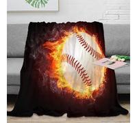 NGGADIWEG Estampado 3D on Fire Manta de Cama Microfibra Ropa de Cama retiene el Calor Dynamic Sports Manta de sofá Lavable no desprende Pelusa para Toda la Familia 70×80inch(180x200cm)