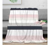 NGGADIWEG Estampado 3D StripedWallDeco Manta de habitación Microfibra Ropa de Cama Lavable ModernMinimalistStyle Manta de Cama Anti-Bolitas para jóvenes en habitación 70×80inch(180x200cm)