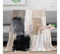 NGGADIWEG Estampado 3D Wall Arte Manta Microfibra Ropa de Cama Anti-Bolitas y cálida Modern Minimalist Plaid Compacto para Regalos de graduación 40x50inch(100x130cm)