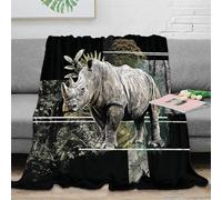 NGGADIWEG Estampado 3D Wildlife Arte Manta de Oficina Microfibra Ropa de Cama cálida y Suave Stylized Animal Manta de Viaje compacta Anti-Bolitas para Uso versátil 70×80inch(180x200cm)