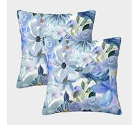 NGGADIWEG Patrón Flor en Floración Funda De Almohada Impresa 3D Transpirable, Lavable A Máquina Y Poliéster Suave, para Niños, Adultos Y Uso Diario 40x40cm