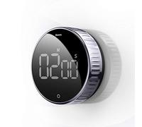 NGHSDO Temporizador Cocina Temporizador de Cocina Digital para cocinar Ducha Estudio Cronómetro Reloj de Alarma Magnético Electrónico COCCIÓN COCCIÓN Tiempo Temporizador 5 (Color : Black)