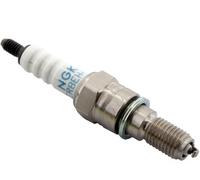 NGK Bujía de encendido 5606 supresión de interferencias 5 kOhm con asiento de estanqueidad plano Versión de conexión M4 electrodo central niquel Electrodo de masa Ancho de llave: 13 mm Long. de rosca: