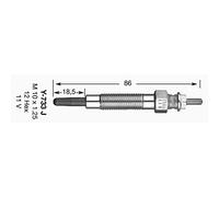 Bujía de precalentamiento D-Power 13 NGK 6592