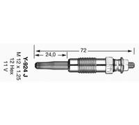 NGK 7906 BujÃa de precalentamiento 6081229