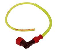 NGK Cable de encendido Ly11 ángulo 90° para bobina sin oliva 50 cm Rojo/Amarillo