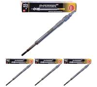 NGK 9864 D-Power 55 Bujía Incandescente (Paquete de 4)