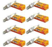 NGK Bujía BKR5E 5938 (7938) para Coches Gasolina, Paquete de 8