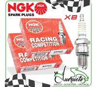 NGK Bujía BR9EG Platino Kit 8 Unidades Para Moto Scooter
