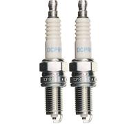 NGK Bujía de encendido 4339 Conexión roscada SAE electrodo central niquel Electrodo de masa supresión de interferencias 5 kOhm con asiento de estanqueidad plano Ancho de llave: 16 mm Long. de rosca: