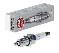 NGK Bujía de encendido 4363 electrodo central platino Electrodo de masa supresión de interferencias 5 kOhm con asiento de estanqueidad plano Conexión SAE fija Ancho de llave: 16 mm Long. de rosca: