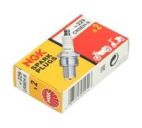 NGK Bujía de encendido 5454 Versión de conexión M4 electrodo central niquel Electrodo de masa supresión de interferencias 5 kOhm con asiento de estanqueidad plano Ancho de llave: 16 mm Long. de rosca: