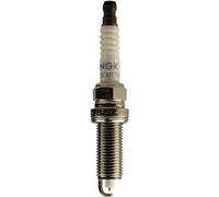 NGK Bujía de encendido 6283 Electro central Iridio Electrodo de masa supresión de interferencias 5 kOhm con asiento de estanqueidad plano Conexión SAE fija Ancho de llave: 14 mm Long. de rosca: 26,5mm