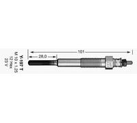 NGK Bujía de precalentamiento (Ref: 2190)