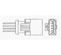 NGK Sonda Lambda para MG: MG TF, MG ZR, MG F, MG ZS & ROVER: 25, 200 Series, 400 Series, 45 & LAND ROVER: Freelander (Ref: 0376)