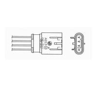 NGK Sonda Lambda Reguladora Compatible Para Fiat Panda 1.1 1.2 Punto Van 0056