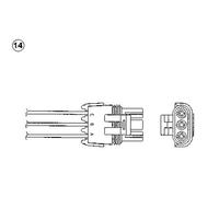 NGK Sonda Lambda Reguladora Para Renault Twingo I 1.2 1.8 2.0 12V 3.0 BITURBO