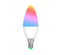 ngnsky Matter E14 RGBCW La lámpara de vela inteligente funciona con Apple Homekit & Alexa & Google Home, control de voz con App 5W