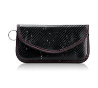 NGOKPYD Bolsa Faraday para Llaves de Coche, Antirrobo Coche Faraday Bag, Funda Bloqueo de Señal de Seguridad Anti RFID/WiFi/gsm/LTE/NFC (Grande)