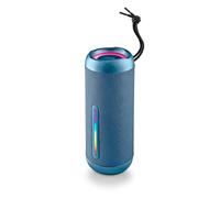 NGS Altavoz ROLLERFURIA2 BT RGB IP67 Azul 30W | Resistente al agua y polvo IP67 con luces RGB; ideal para exterior, playa y ducha. Sonido potente de 30 W portátil.
