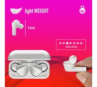 NGS - ARTICA BLOOM Auriculares Inalámbrico Dentro de oído Llamadas/Música USB Tipo C Bluetooth Blanco