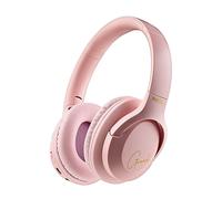 NGS Artica Greed Pink - Auriculares Supraaurales Inalámbricos, Compatibles con Tecnología Bluetooth, Ligeros y Plegables, Micrófono Incorporado, 40h de Batería, Color Rosa