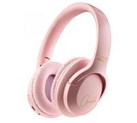 NGS Artica Greed Pink - Auriculares Supraaurales Inalámbricos, Compatibles con Tecnología Bluetooth, Ligeros y Plegables, Micrófono Incorporado, 40h de Batería, Color Rosa