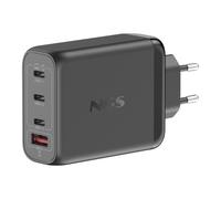Ngs bud 140w - cargador de pared ultrarrápido con 4 puertos,3 usb-c(p