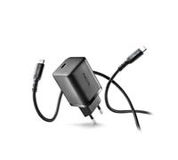 NGS BUD 65W - C - Cargador GaN 2 USB-C (PD PPS 65W) Carga Ultrarrápida con Protección Avanzada y Cable 1.5m, para Teléfonos, Portátiles y Tablets, Tecnología de Alta Eficiencia Energética