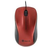NGS Wired Crew Ratón Óptico 1200DPI Rojo