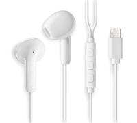 Ngs cross glide white - auriculares de botón usb-c con micrófono y b