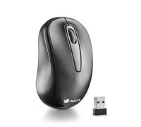 NGS Easy Gamma - Ratón Inalámbrico, Ratón Óptico de 1200 dpi, Diseño Ergonómico, Nano Receptor USB 2.4 GHz, Scroll + 2 Botones, Plug&Play, Color Negro