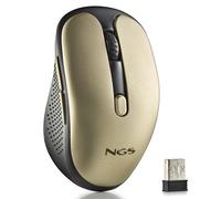 NGS Evo Rust Gold Ratón Inalámbrico Recargable 1600DPI Teclas Silenciosas