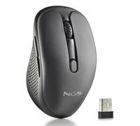 NGS Evo Spook Ratón inalámbrico 1600 DPI Bluetooth + RF Wireless recargable silencioso