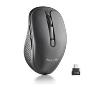 NGS Evomix ratón láser multimodo recargable negro