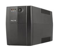 NGS Fortress 1200 V3 - SAI UPS Off-Line 800 VA / 480 W, Protección contra Cortes de Corriente y Picos de Tensión, AVR, Software de Gestión, 2 Enchufes Schuko