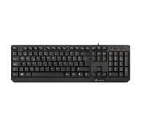 Ngs funkyv3 teclado usb con 12 teclas multimedia, cable de 140cm y fun