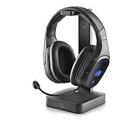 NGS GHX-600 - Auriculares 7.1 de Gaming Inalámbricos con Tecnología 2,4 GHz, Luces LED y Base de Carga