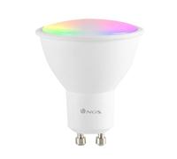 NGS GLEAM510C - Bombilla LED Wi-Fi con Colores Regulables RGB+W, Bombilla Inteligente Spot Foco 5W GU10 460LM, Controlada con APP/Alexa/Google Assistant [Clase de eficiencia energética A]