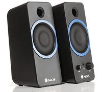 NGS GSX-200 - Altavoces Stereo Gaming con Potencia de 20 W y Bajos Supergraves