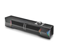 NGS GSX-B1200 - Barra de Sonido 2.0 Gaming, Diseño Desmontable 2 en 1, 12W de Potencia, Luces RGB, Compatible con Tecnología Bluetooth 5.0 + Entrada Jack