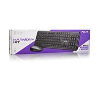 Teclado y Ratón Inalámbricos NGS Harmony Kit