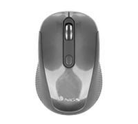 Ratón Óptico Inalámbrico Haze RF Inalámbrico 1600DPI (Negro) - NGS