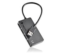 NGS IHUB4 Tiny - Hub USB 2.0 con 4 Puertos, Compatible con Todos los Sistemas Operativos, Plug & Play”