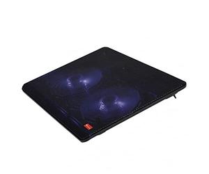 NGS JetStand - Soporte de Refrigeración para Ordenadores Portátiles de hasta 15,6" Altura Ajustable, Ventiladores Silenciosos, Puerto USB, Luz LED, Malla Metálica