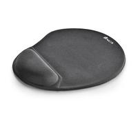 NGS Kilim Gel - Alfombrilla Ergonómica para Ratón con Reposamuñecas, Mouse Pad Antideslizante, 25x21x2 cm, Color Negro