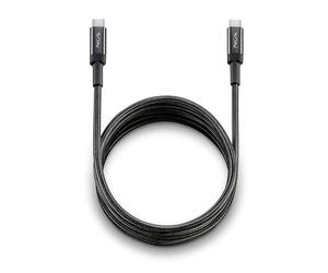 NGS KNOT 100W-2 - Cable USB C a USB C de 2m, Carga Rápida hasta 100W, Transferencia de Datos 480Mbps, Alta Durabilidad, Ideal para Móviles, Tablets y Portátiles