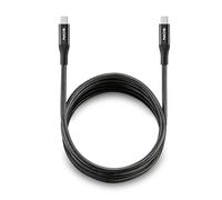 NGS KNOT 240W-2 - Cable USB-C a USB-C 240W 2m USB 4.0, Carga Rápida PD 3.1 y PPS, Transferencia de Datos 40Gbps, Trenzado Reforzado con Conectores de Aluminio, Alta Resistencia y Durabilidad